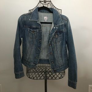 JCP distressed jean jacket